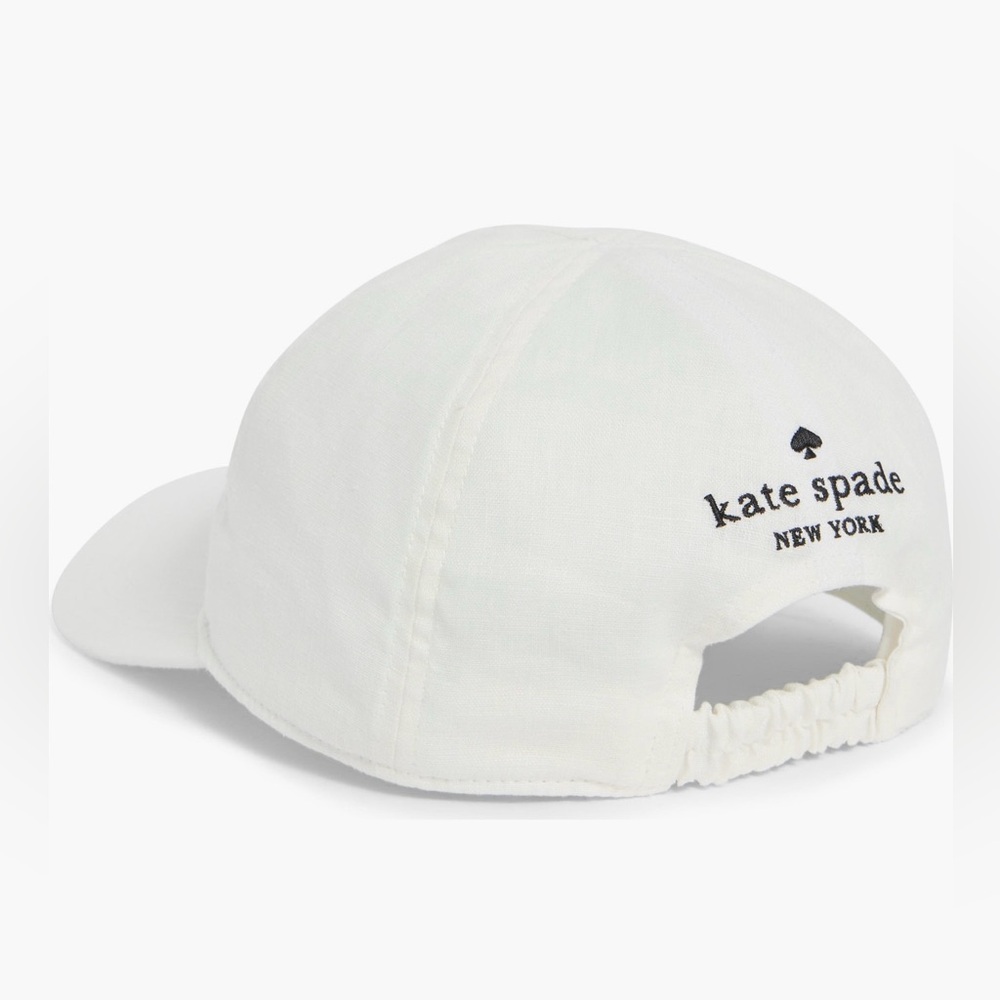 NWT! ♠️ WHITE Authentic kate spade baseball cap in white color.